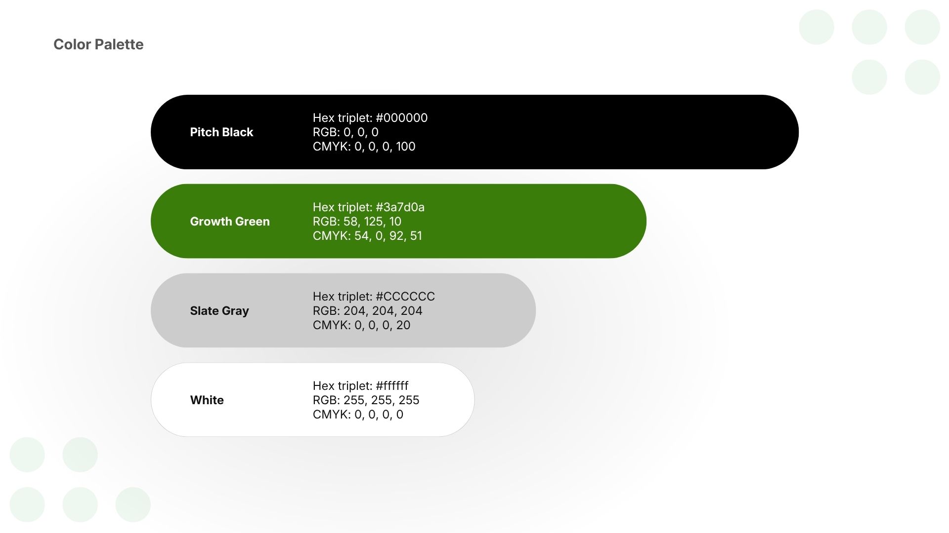in.vest color palette
